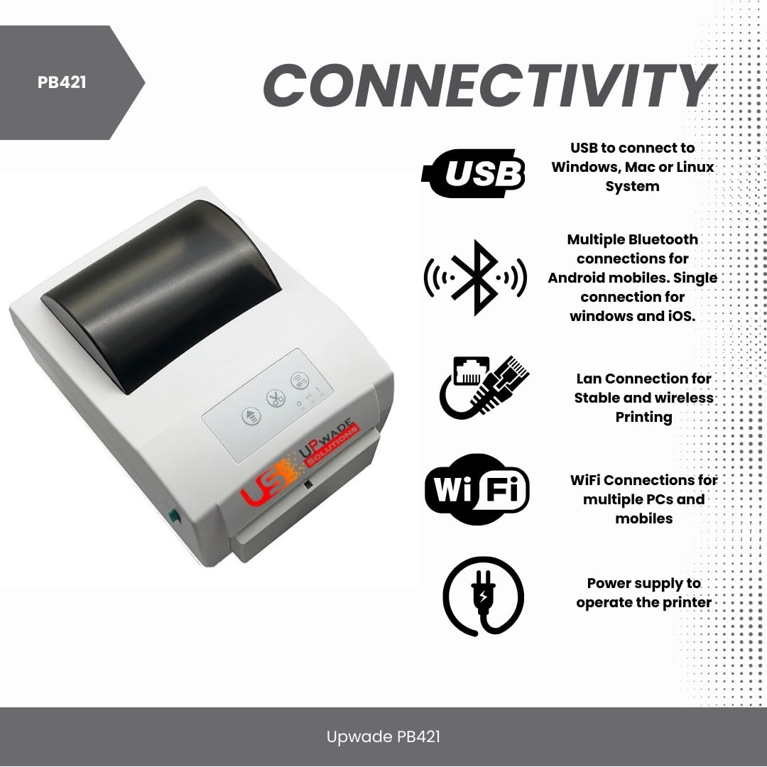 Upwade Shipping Label Monochrome Printer